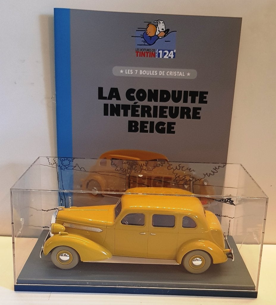 Les voitures de Tintin 1/24 "La conduite intérieure beige ", Verzamelen, Stripfiguren, Verzenden, Kuifje, Nieuw, Beeldje of Figuurtje