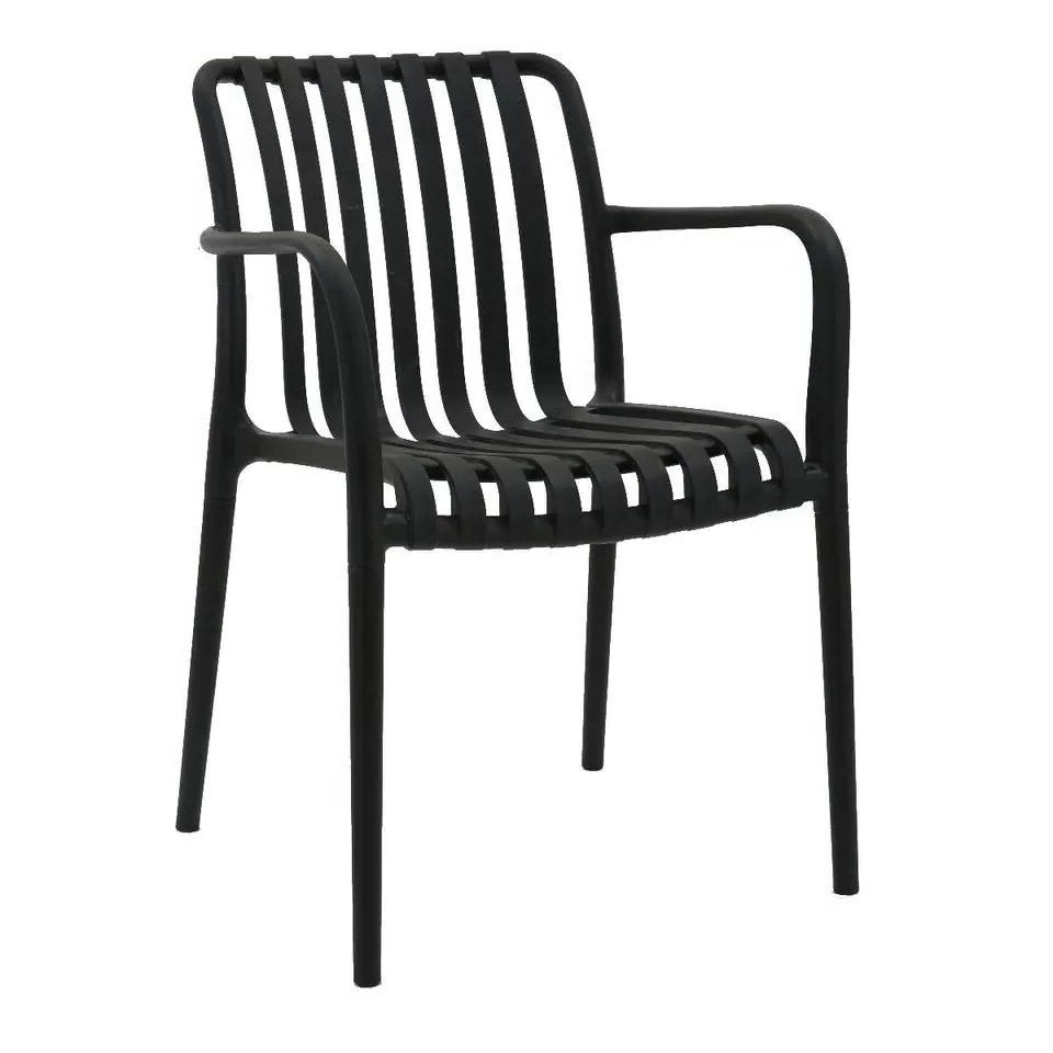 4 x zwarte Karwei stoel / tuinstoel, nieuw, Ophalen, Nieuw, Kunststof