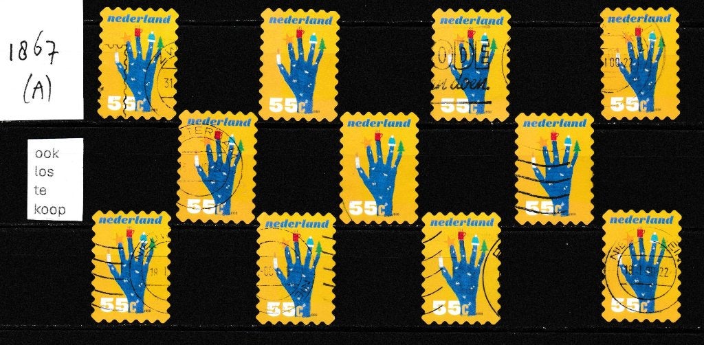 0770) Nederland 1867 decemberzegels 1999, Postzegels en Munten, Postzegels | Nederland, Ophalen of Verzenden