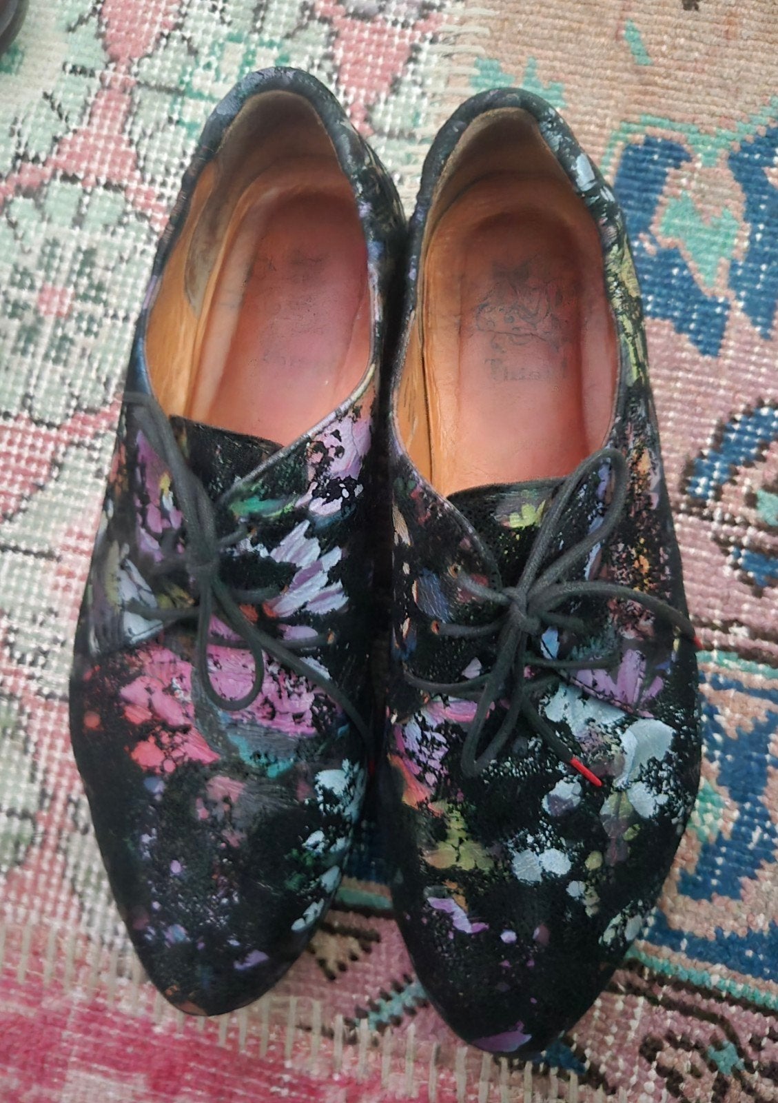 mt 41 Think schoenen zwart met kleurtjes, Verzenden, Think, Gedragen, Instappers