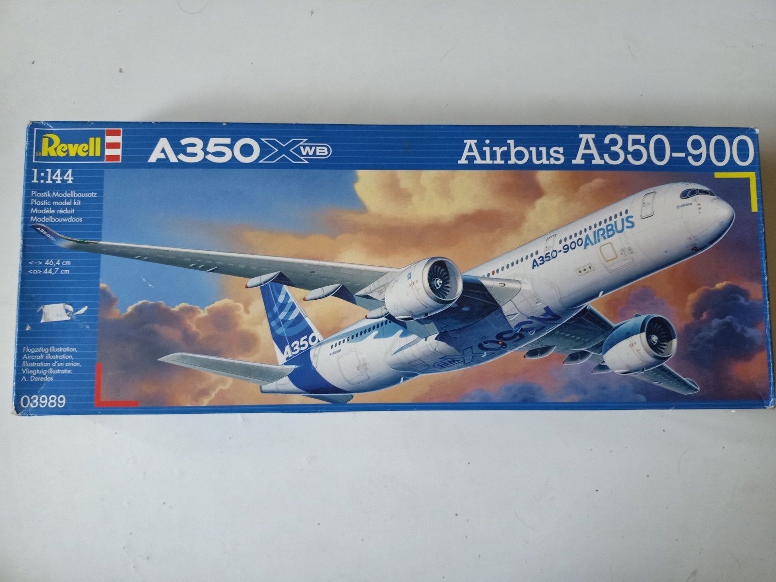 Revell 1/144 Airbus A350-900, Hobby en Vrije tijd, Modelbouw | Vliegtuigen en Helikopters, Ophalen of Verzenden