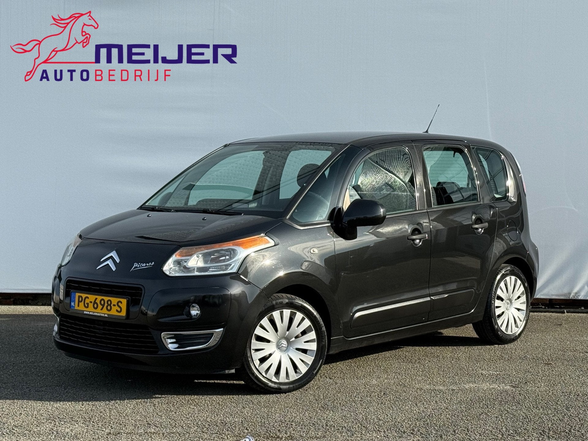 Citroen C3 Picasso 1.4 VTi Seduction Cruise | Hoge zit | Tre, Auto's, Voorwielaandrijving, Stof, Gebruikt, Zwart
