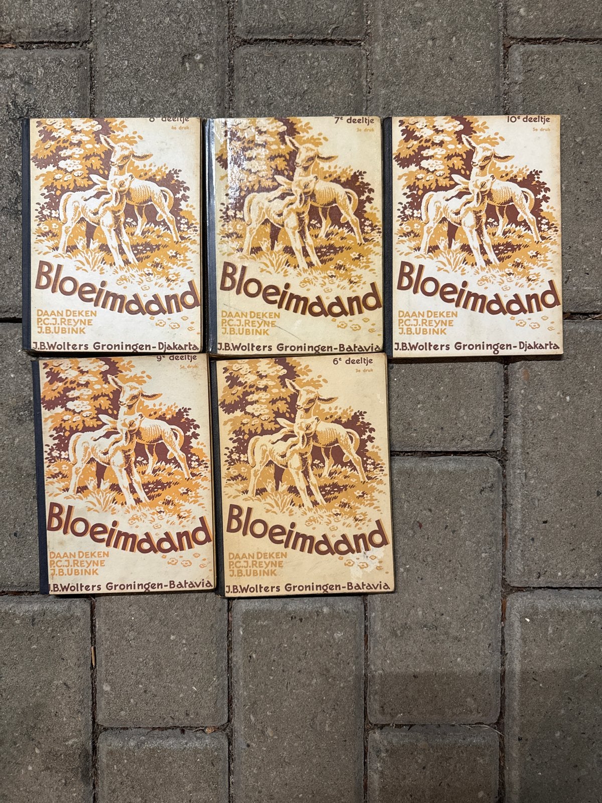 Bloeimaand leesboekjes J.B. Wolters (Groningen/Batavia), Boeken, Ophalen of Verzenden, Alpha, Gelezen, Niet van toepassing