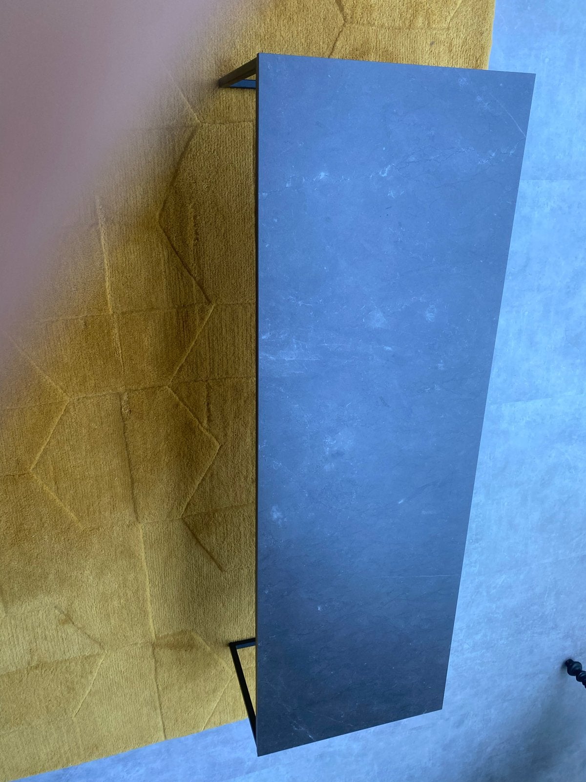 GRATIS op te halen: scandinavisch design marmeren salontafel, Ophalen, Minder dan 50 cm, Gebruikt, 100 tot 150 cm