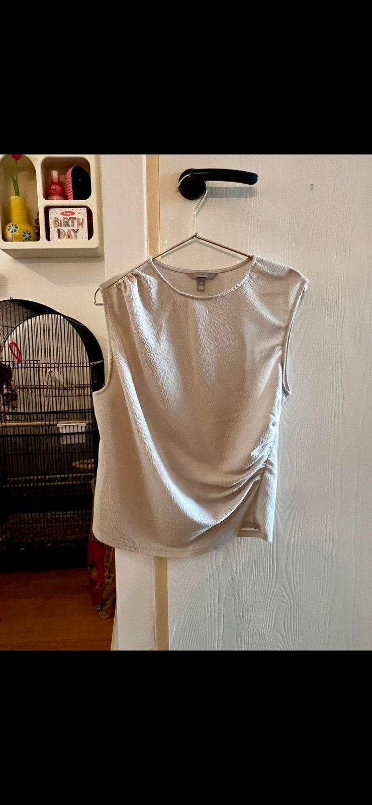 Top h&m maat en M/38, Ophalen of Verzenden, Zo goed als nieuw, Maat 38/40 (M), Zonder mouw