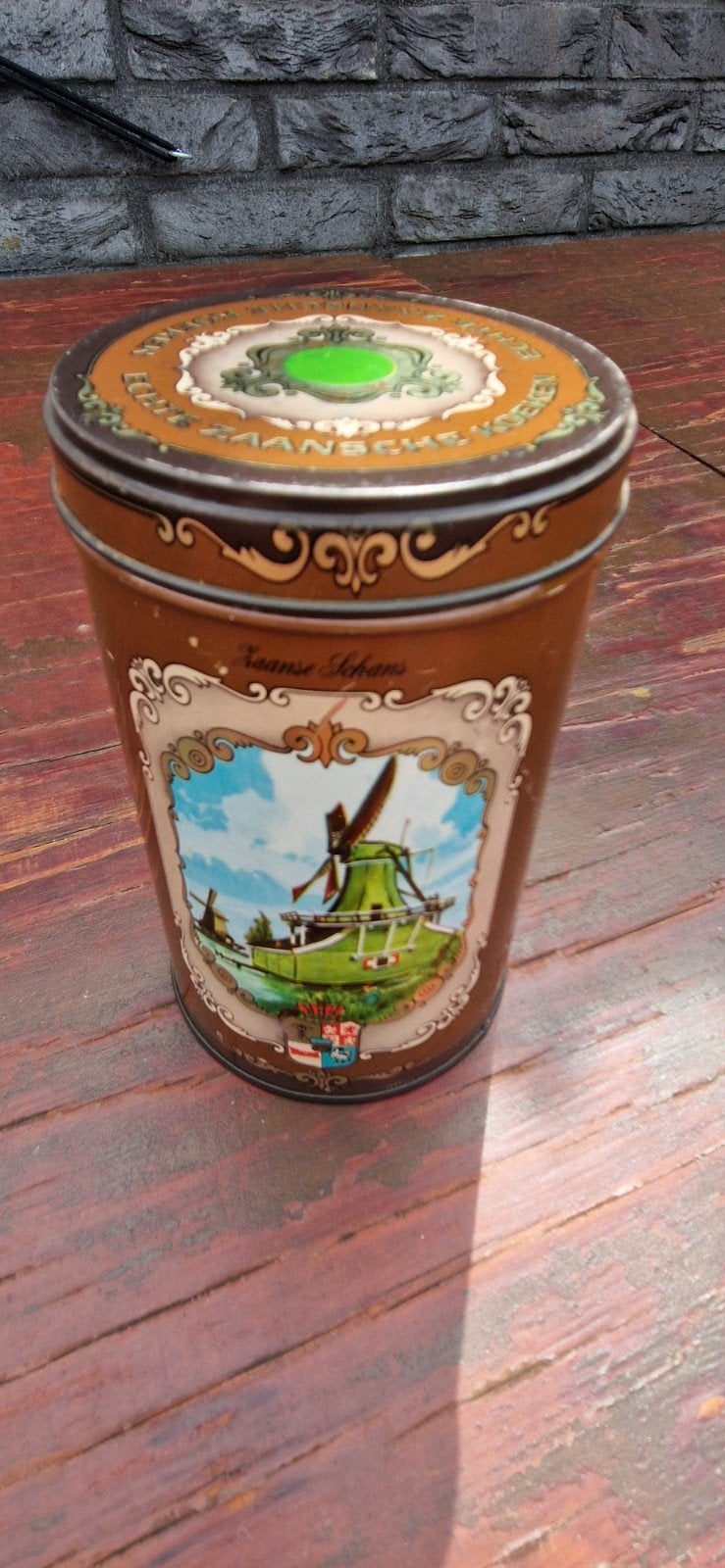 Vintage Zaansche Schans Koekblik - Hollandse Tafereel, Ophalen of Verzenden