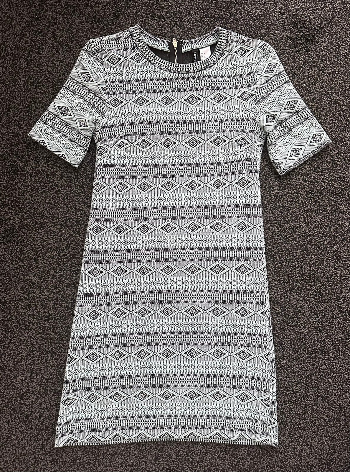 Mintgroen Ibiza style jurkje maat XS/34 - H&M, Verzenden, Nieuw, Maat 34 (XS) of kleiner, Boven de knie
