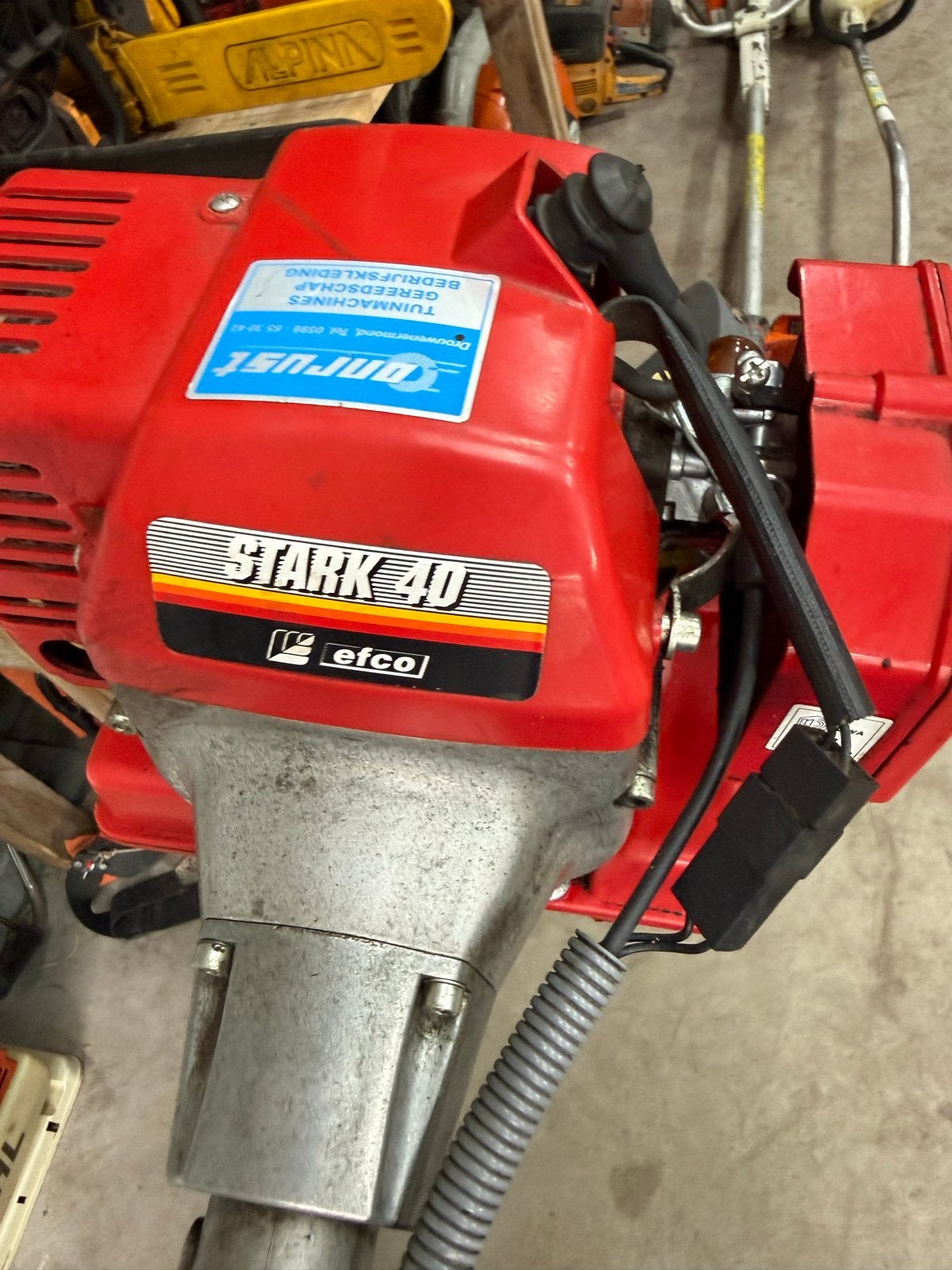 Efco Stark 40 Bosmaaier, Ophalen, Gebruikt, Benzine