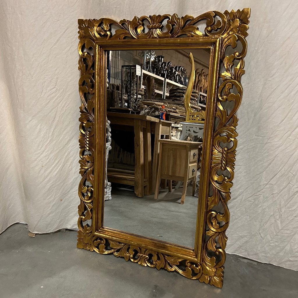 barok spiegel goud - lijst van 120 x 80 cm - Gratis bezorgd, Huis en Inrichting, Woonaccessoires | Spiegels, TTM Wonen, Meubels – (Perzische) Tapijten en Woonaccessoires