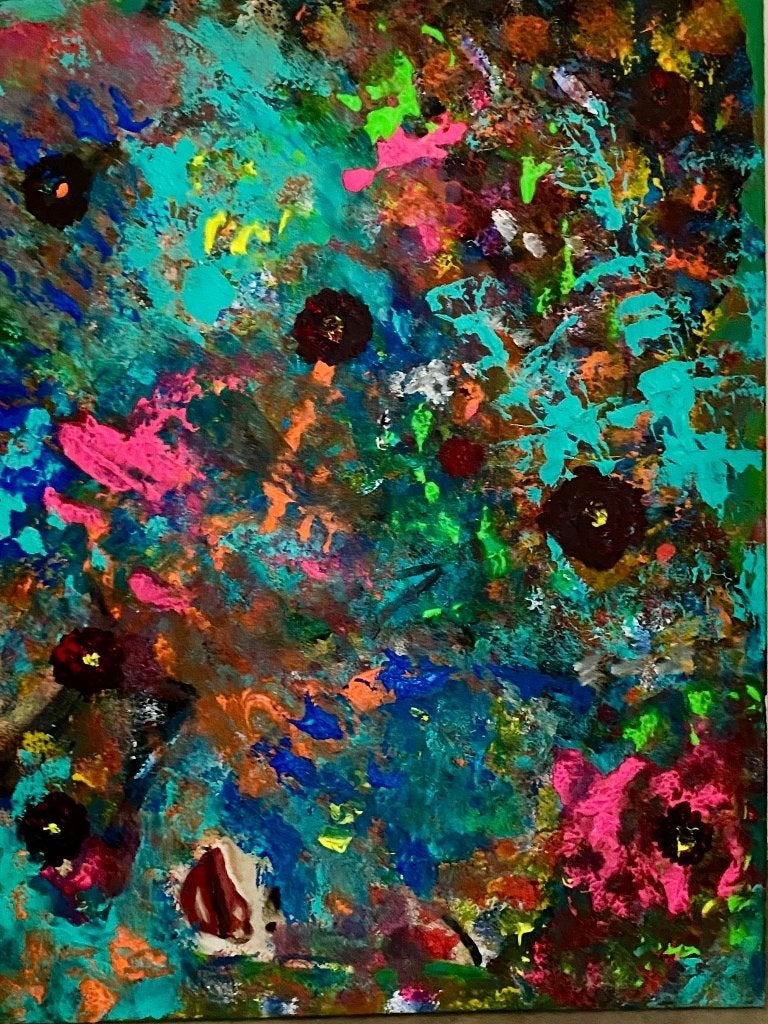 Schilderijen abstract, Ophalen, Acrylverf, Overige onderwerpen, Abstract