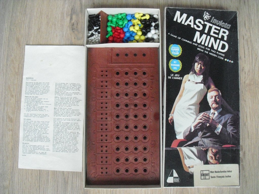 Mastermind jaren 60 70 compleet & keurig, Een of twee spelers, Ophalen of Verzenden, Gebruikt, Invicta