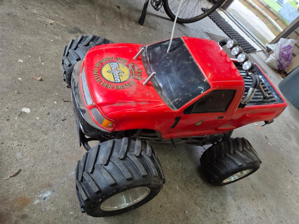 FG monster rc auto benzine, Ophalen of Verzenden