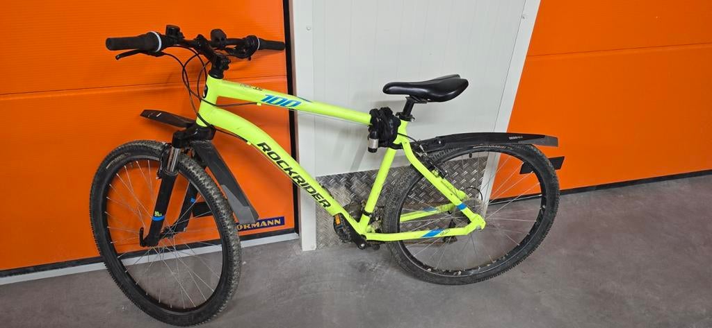 Mountainbike Rockrider 100 - Zo goed als nieuw, Fietsen en Brommers, Fietsen | Mountainbikes en ATB, Hardtail, Zo goed als nieuw