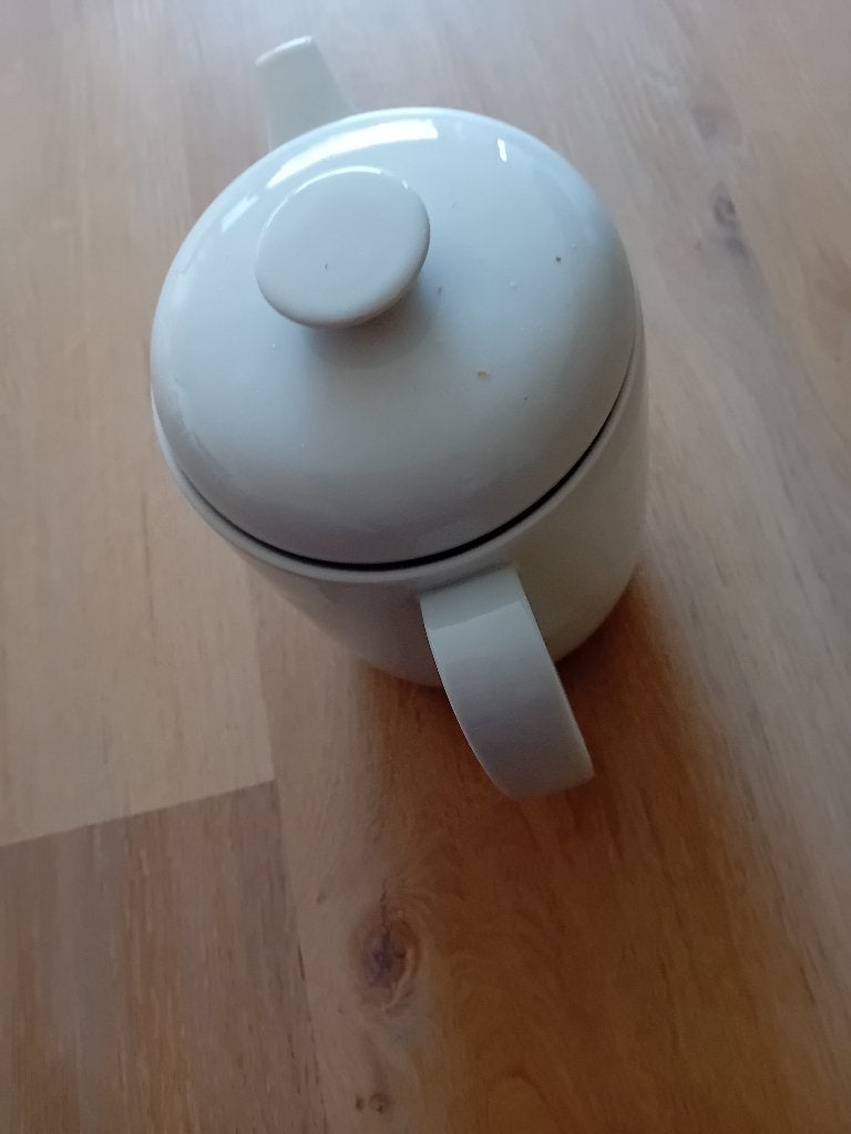 Thee potje wit aardewerk theepotje Koffie potje nieuw, Ophalen of Verzenden, Nieuw