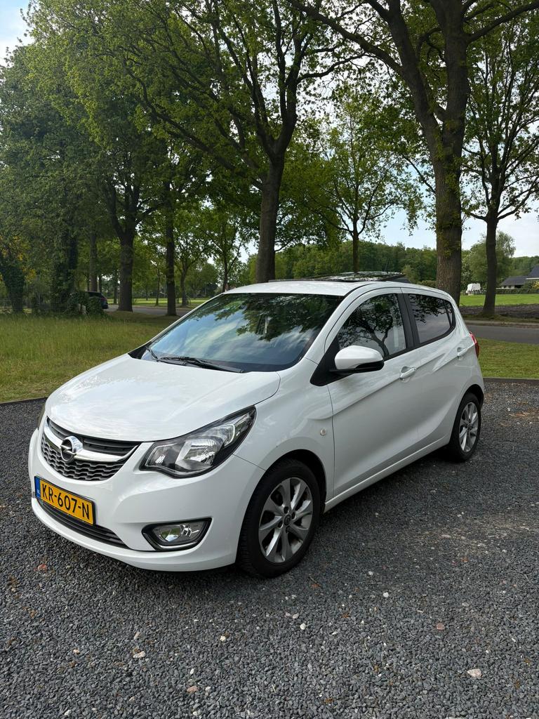 Opel Karl 1.0 Ecoflex 55KW 2016 Wit, Voorwielaandrijving, 839 kg, 74 pk, Zwart