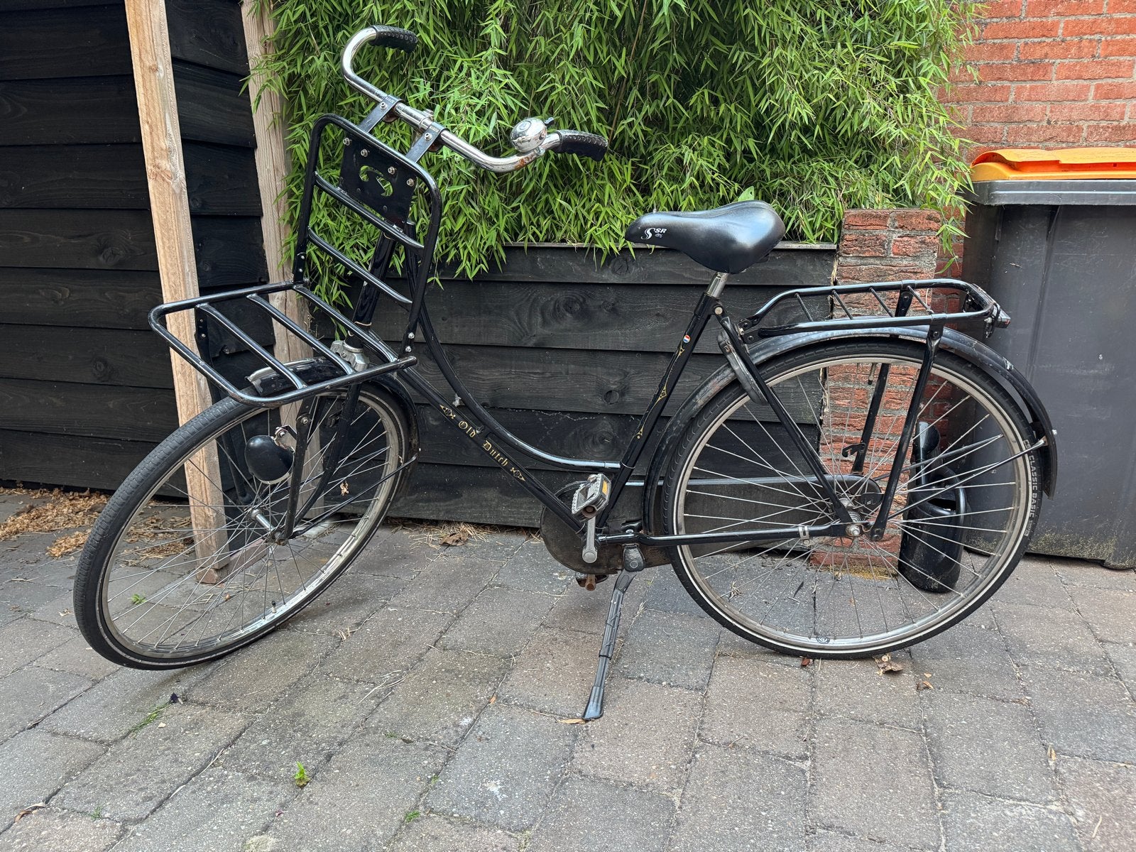 25 inch stationsfiets met voordrager, Terugtraprem, Gebruikt, Minder dan 47 cm, Ophalen