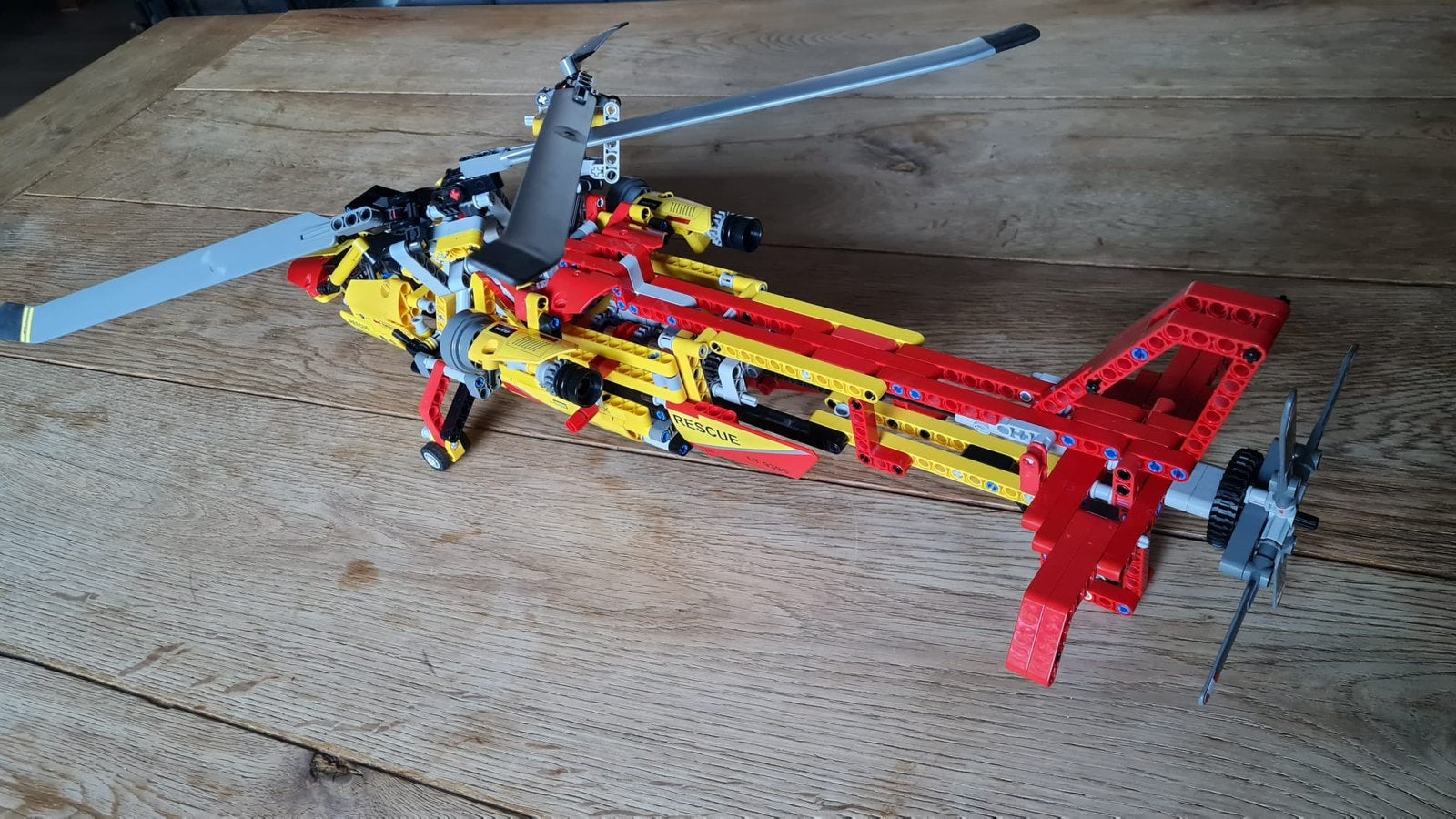 Helicopter technic lego  9396, Ophalen of Verzenden, Zo goed als nieuw
