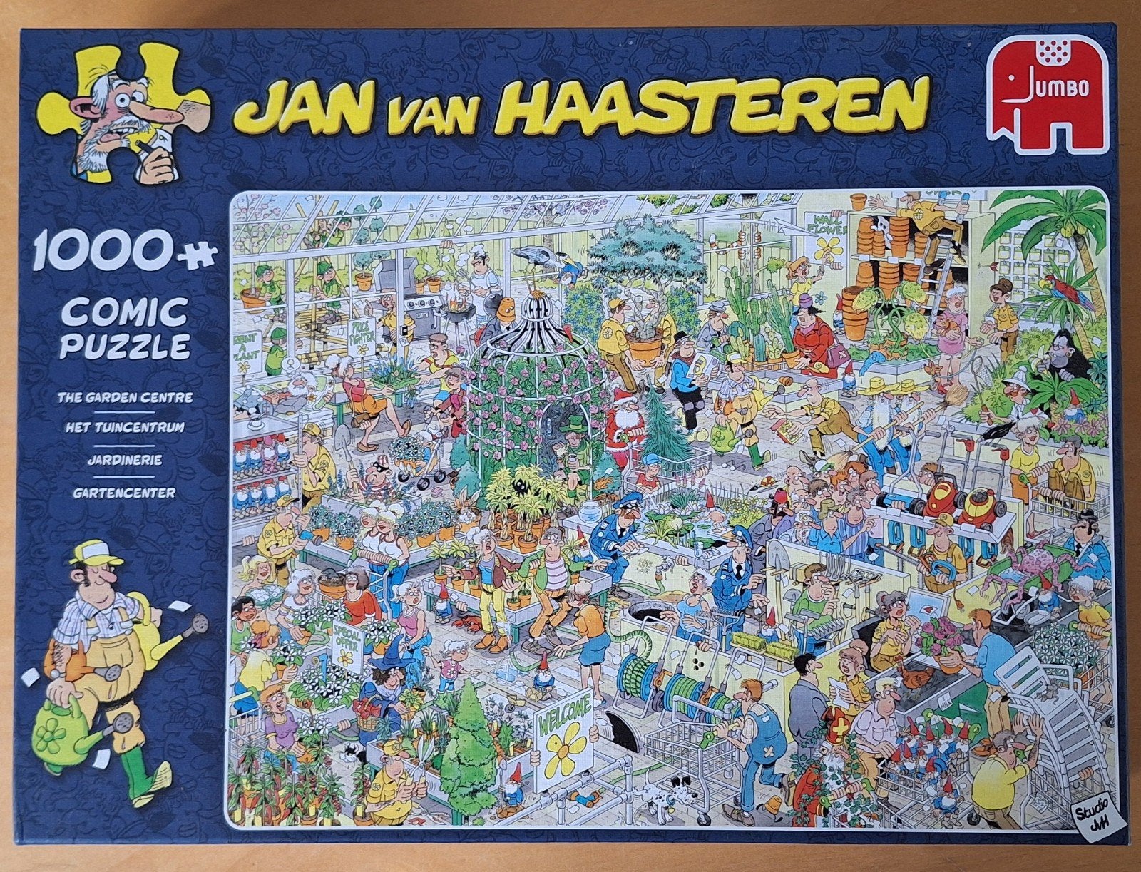 Jan van Haasteren puzzel: Het Tuincentrum, Ophalen of Verzenden, 500 t/m 1500 stukjes, Zo goed als nieuw, Legpuzzel