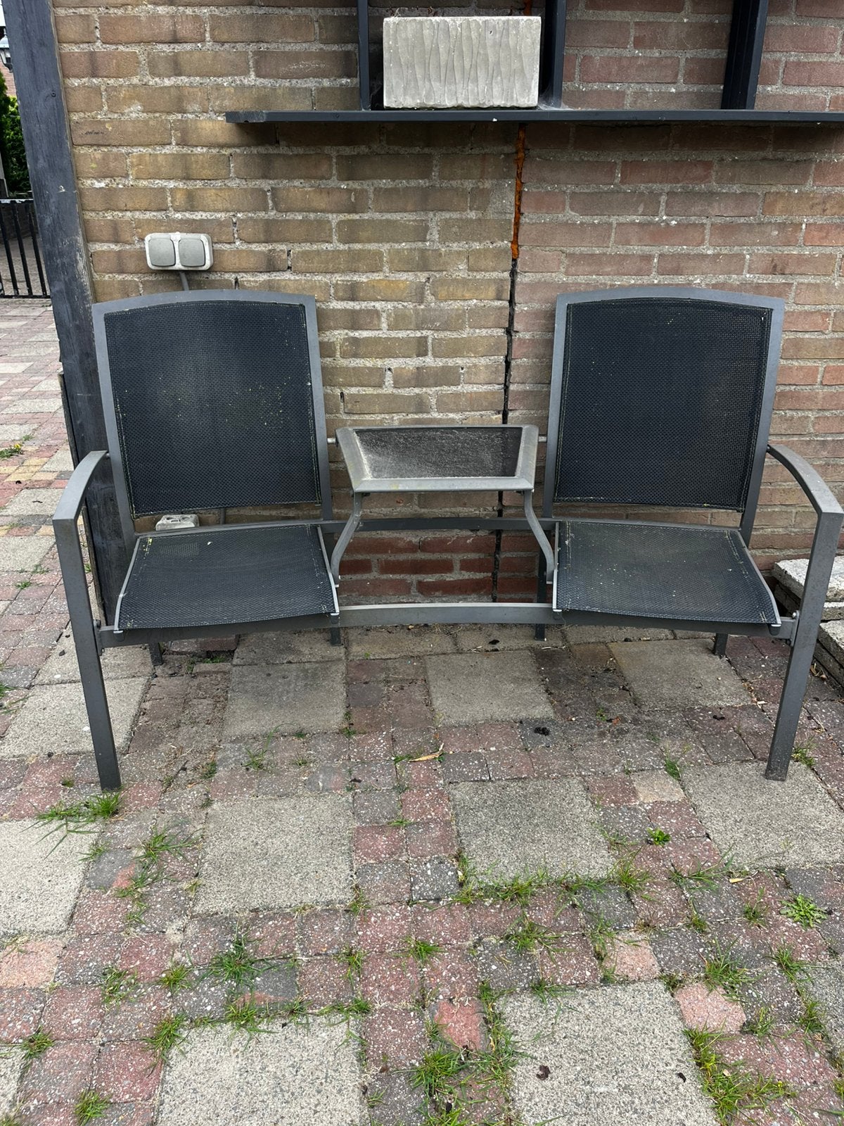 Tuin bank, Ophalen, Zo goed als nieuw, Hout