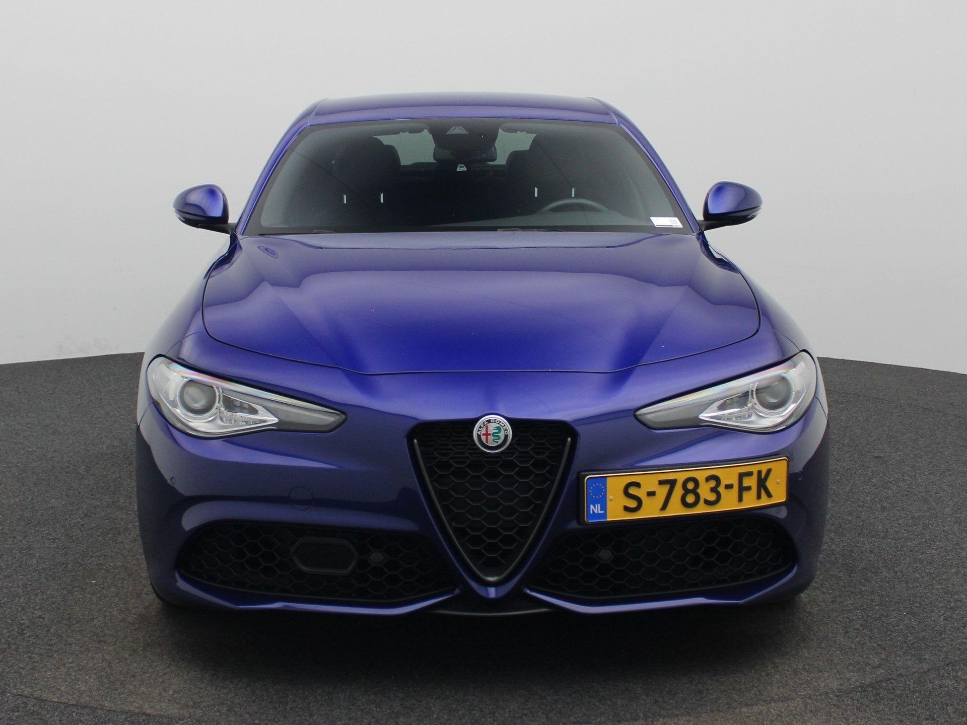 Alfa Romeo Giulia 2.0T Sprint | Automaat | Apple Carplay/And, Auto's, Automaat, Achterwielaandrijving, Blauw, Leder en Stof