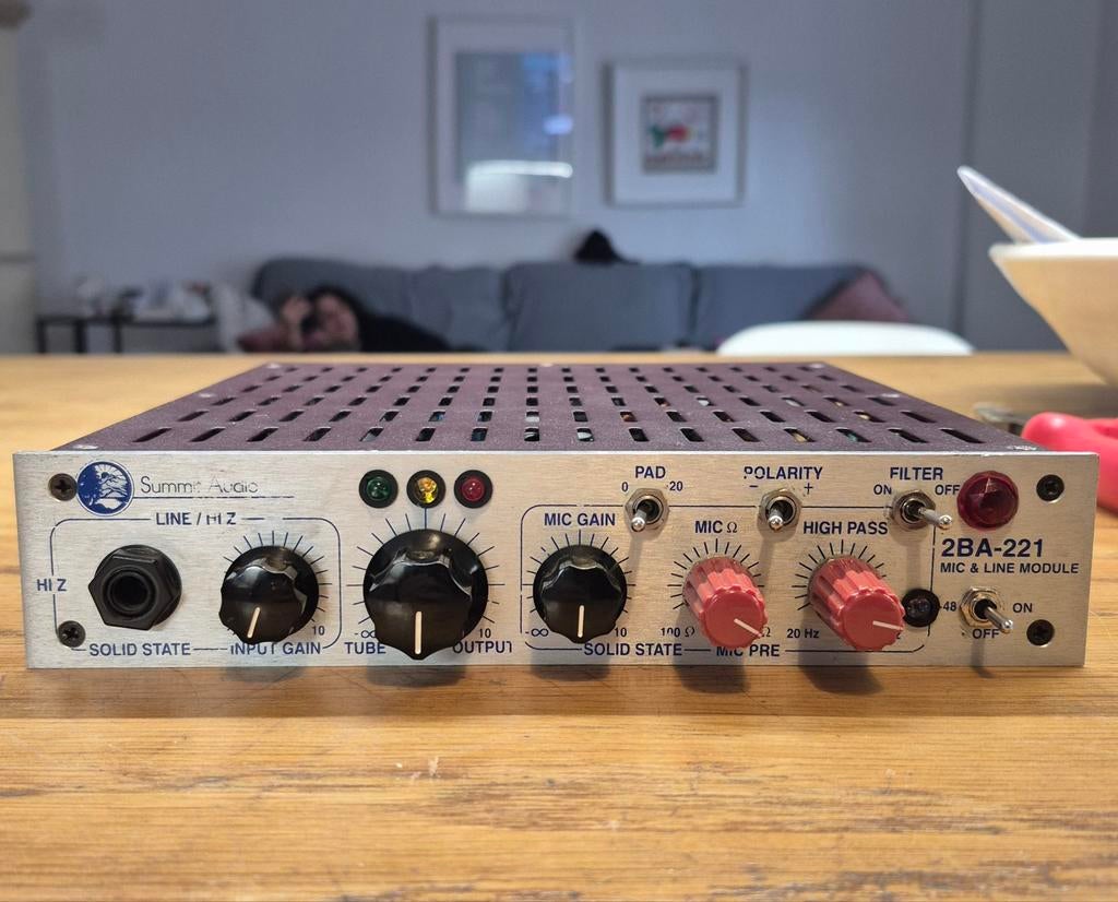 Summit Audio 2ba-221 Preamp microfoonvoorversterker, Ophalen of Verzenden, Audio