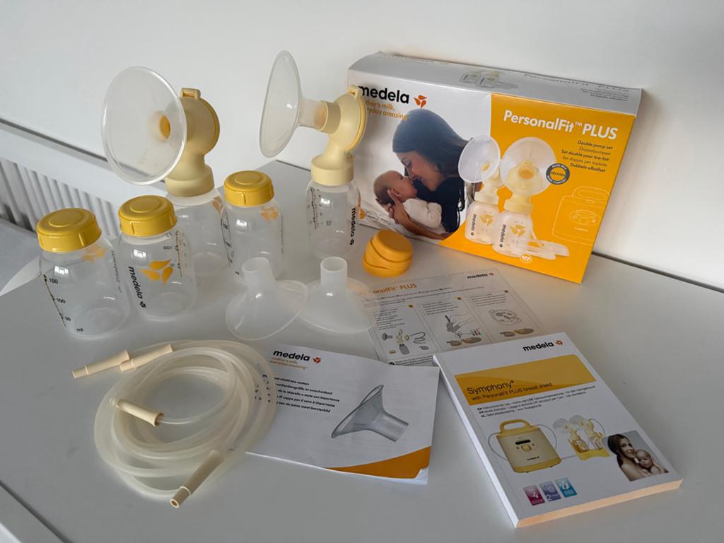 Medela PersonalFit Plus Dubbele Borstkolf Set, Kinderen en Baby's, Babyvoeding en Toebehoren, Ophalen of Verzenden, Zo goed als nieuw