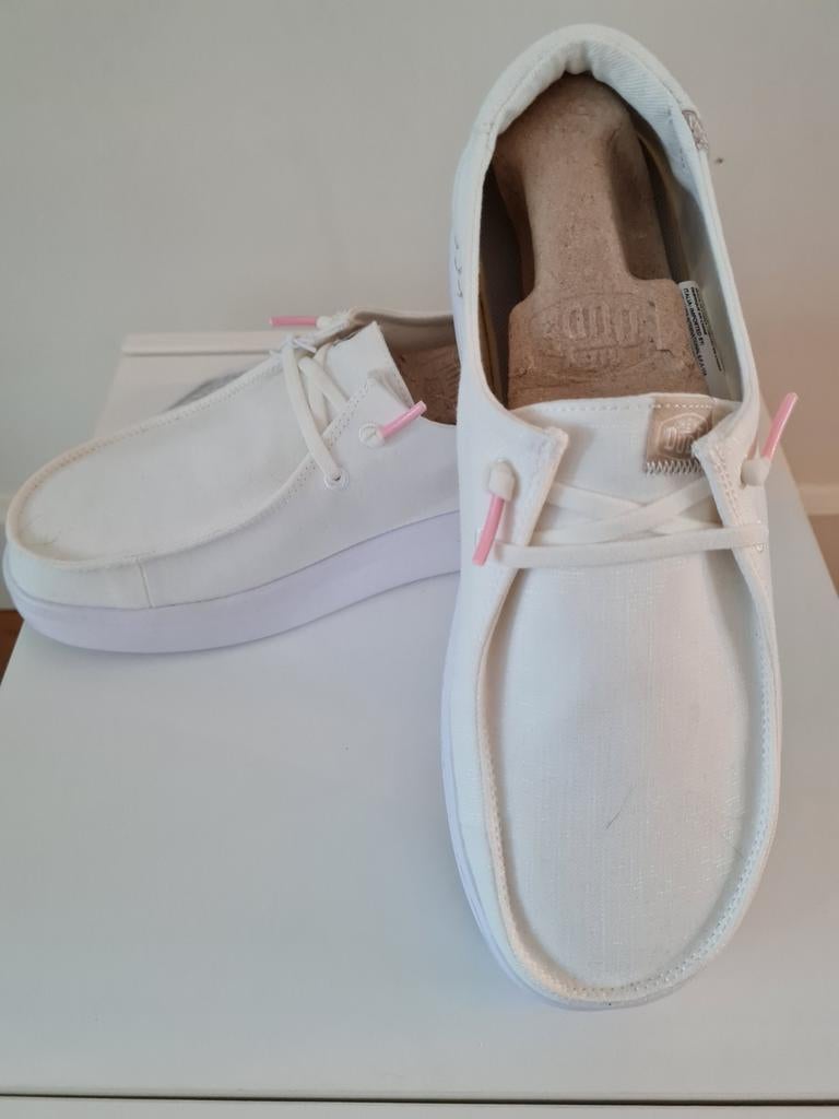 Nieuwe Heydude Wendy Rise sneakers, maat 40, Ophalen, Wit, Nieuw, Heydude