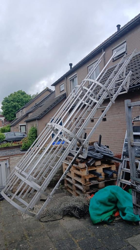 Te koop aluminium vluchtladder, Doe-het-zelf en Verbouw, Ophalen, Overige typen, 5 meter of hoger