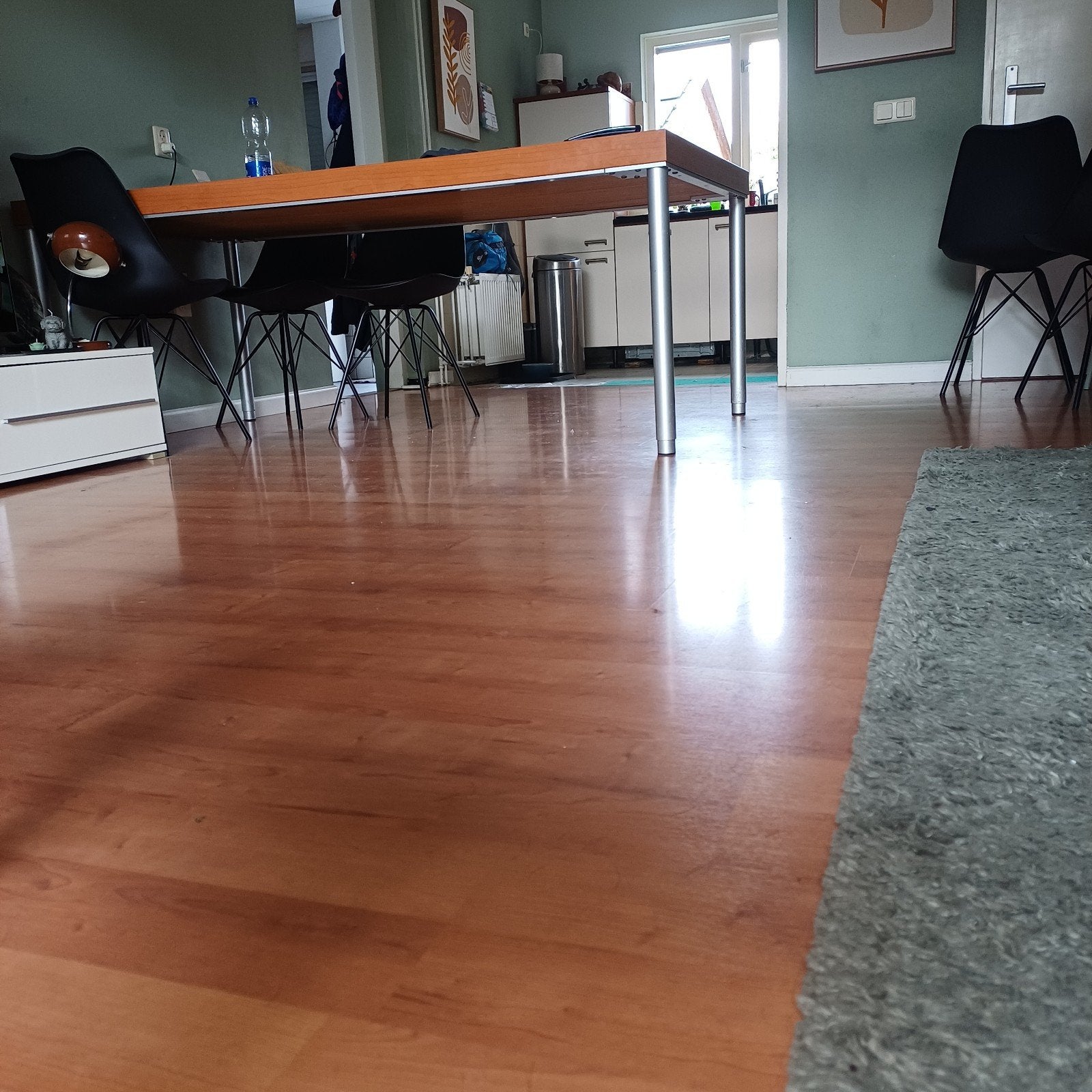 Laminaat kersen circa 25m2, Ophalen, Overige materialen, Gebruikt, 50 tot 150 cm