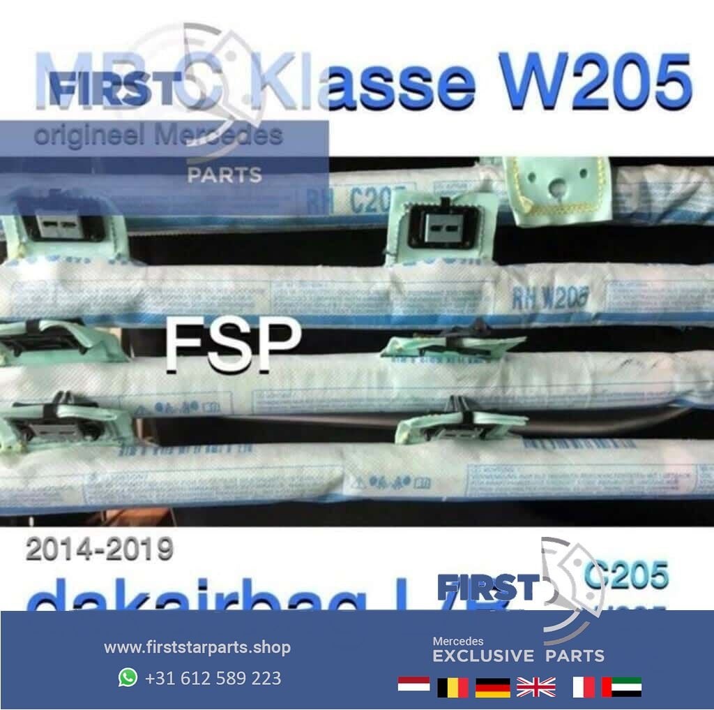 Hemelairbag W205 S205 C205 A205 dakairbag links rechts dak a