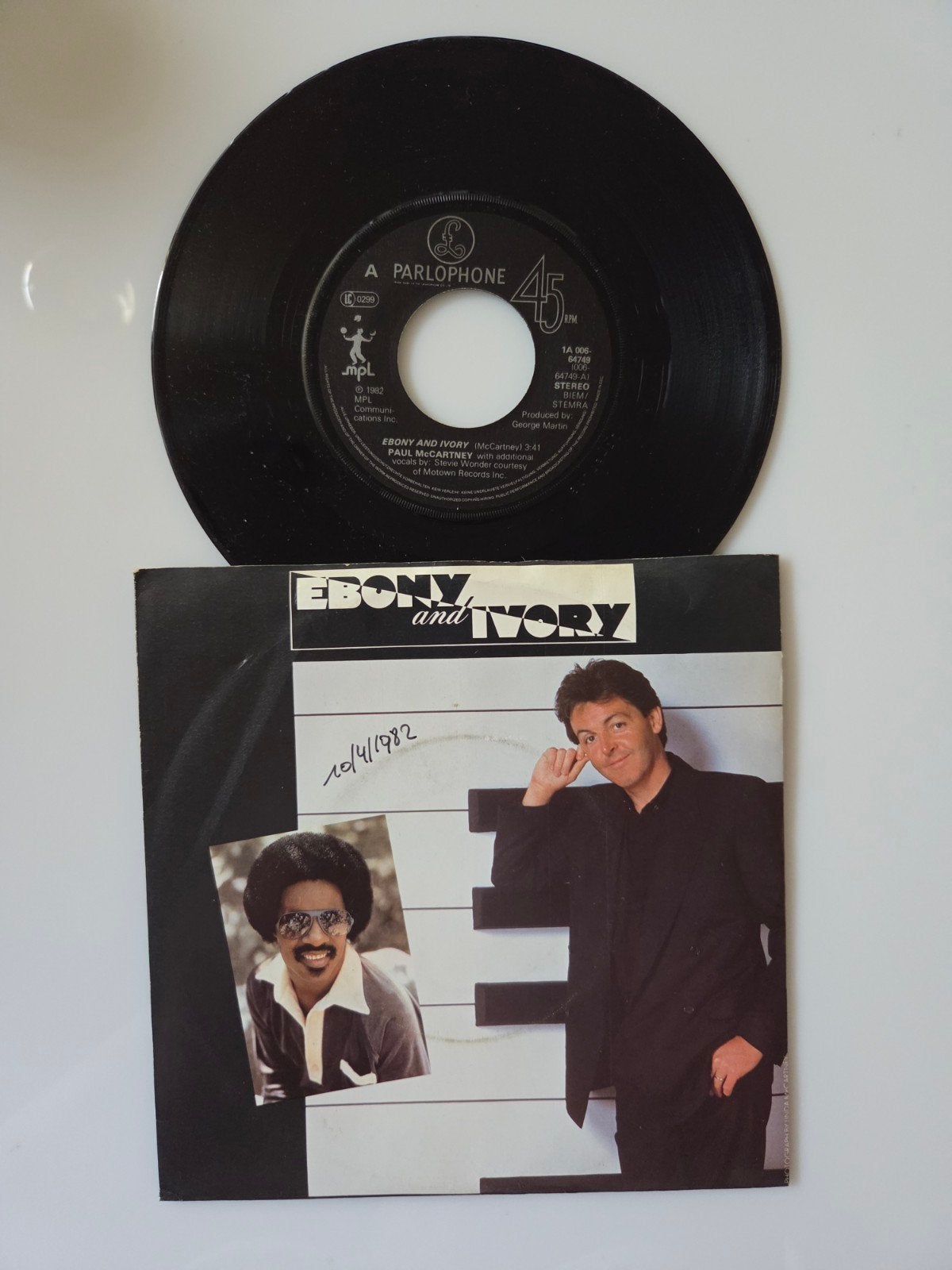 Paul McCartney - Ebony and Ivory, Cd's en Dvd's, Ophalen of Verzenden, Gebruikt, 7 inch, Pop