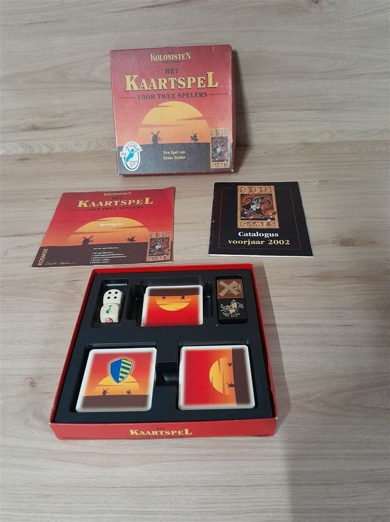 Kolonisten van catan het kaartspel - 999 games - s3126, Verzenden, Zo goed als nieuw