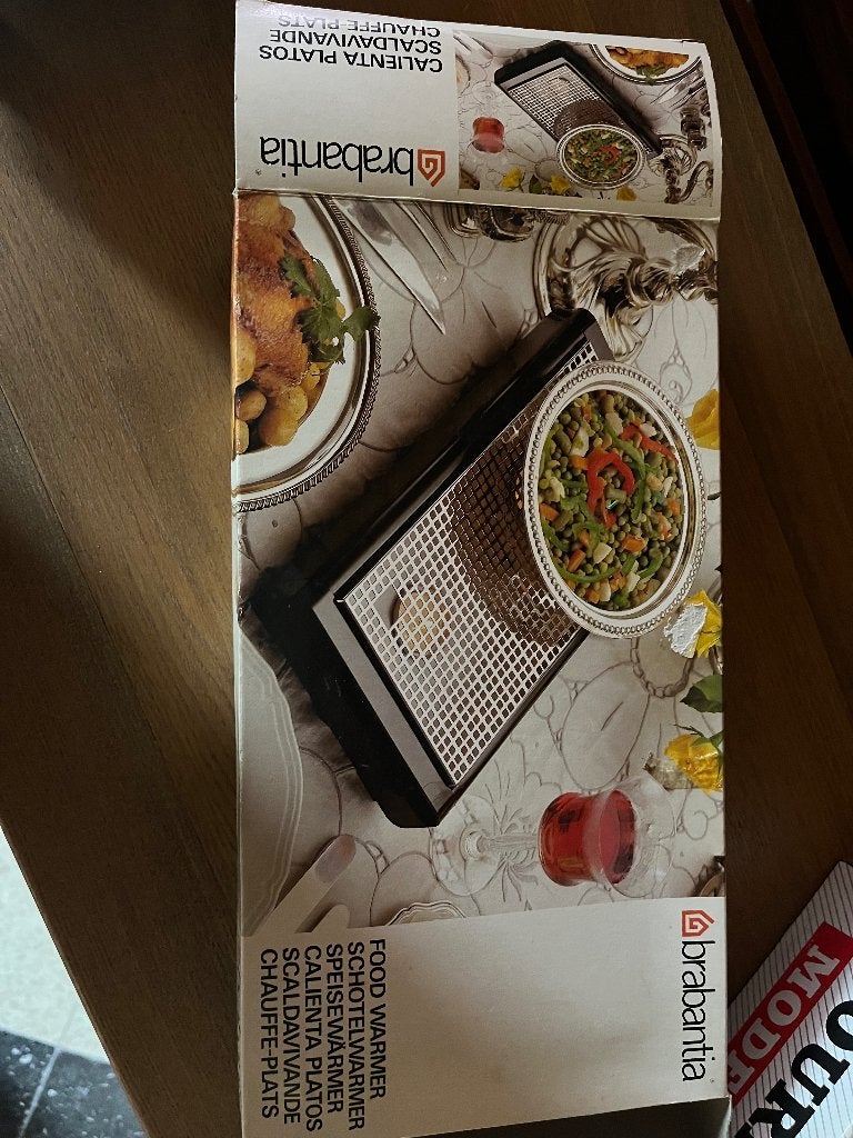 Schotelwarmer, Ophalen, Overige typen, Nieuw, Wit