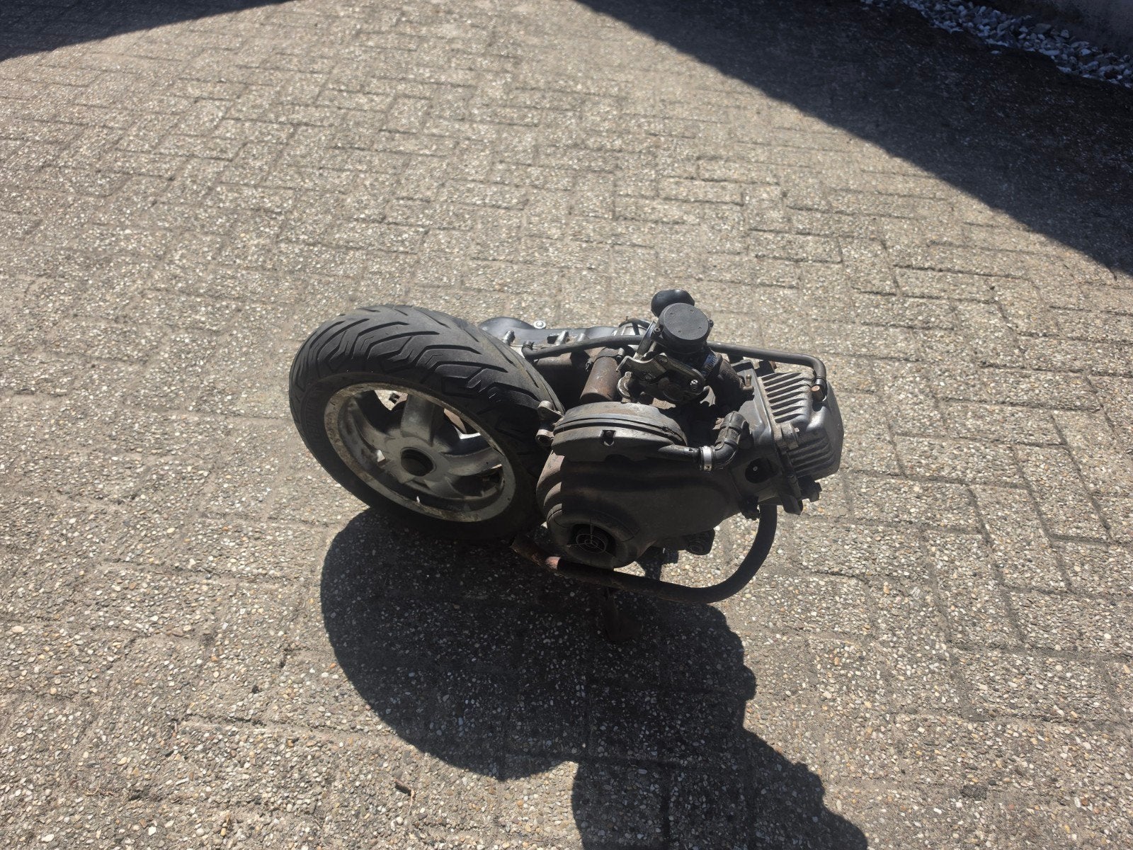 piaggio zip blok, Ophalen