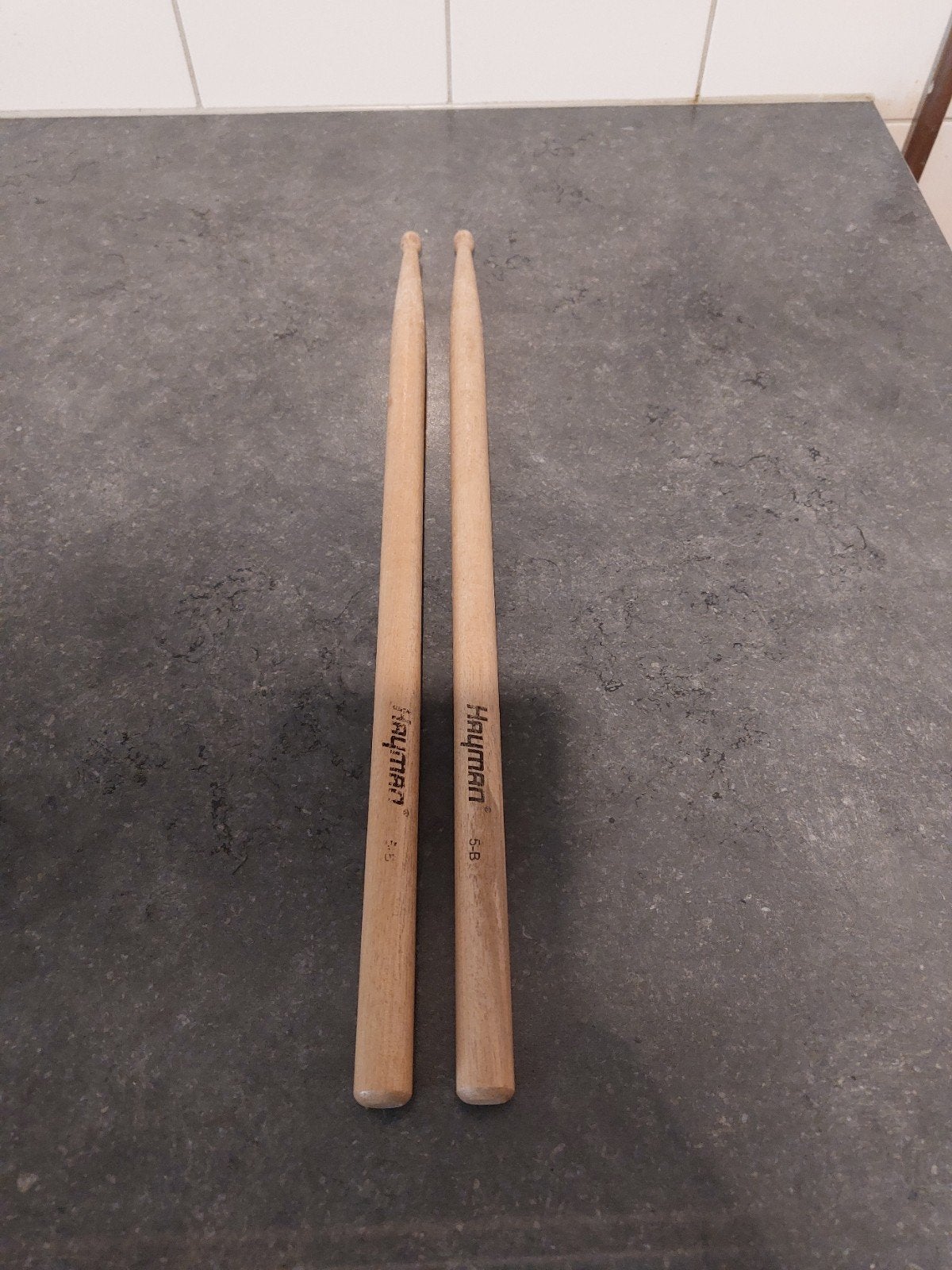 Hayman 5B drumstokken, Muziek en Instrumenten, Drumstellen en Slagwerk, Ophalen of Verzenden, Zo goed als nieuw, Overige merken