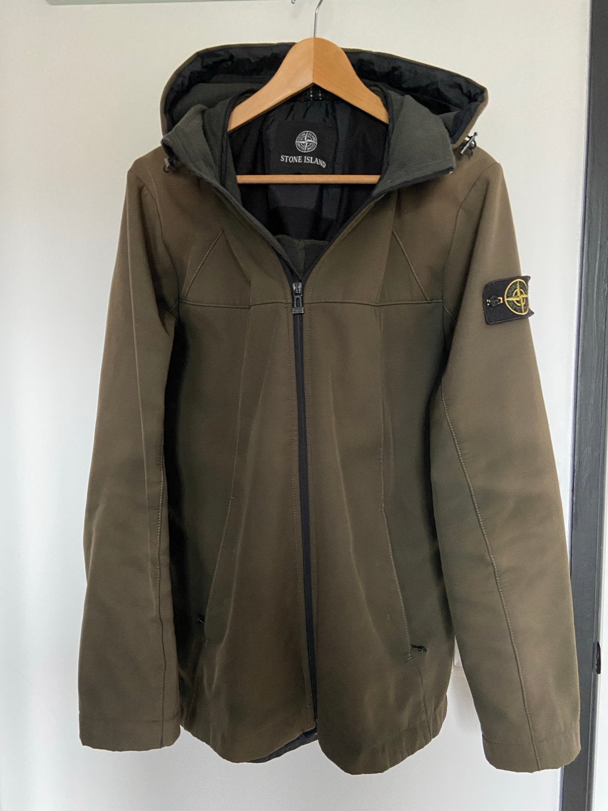 Stone island Softshell Jas XL, Ophalen of Verzenden, Gedragen, Maat 56/58 (XL), Groen