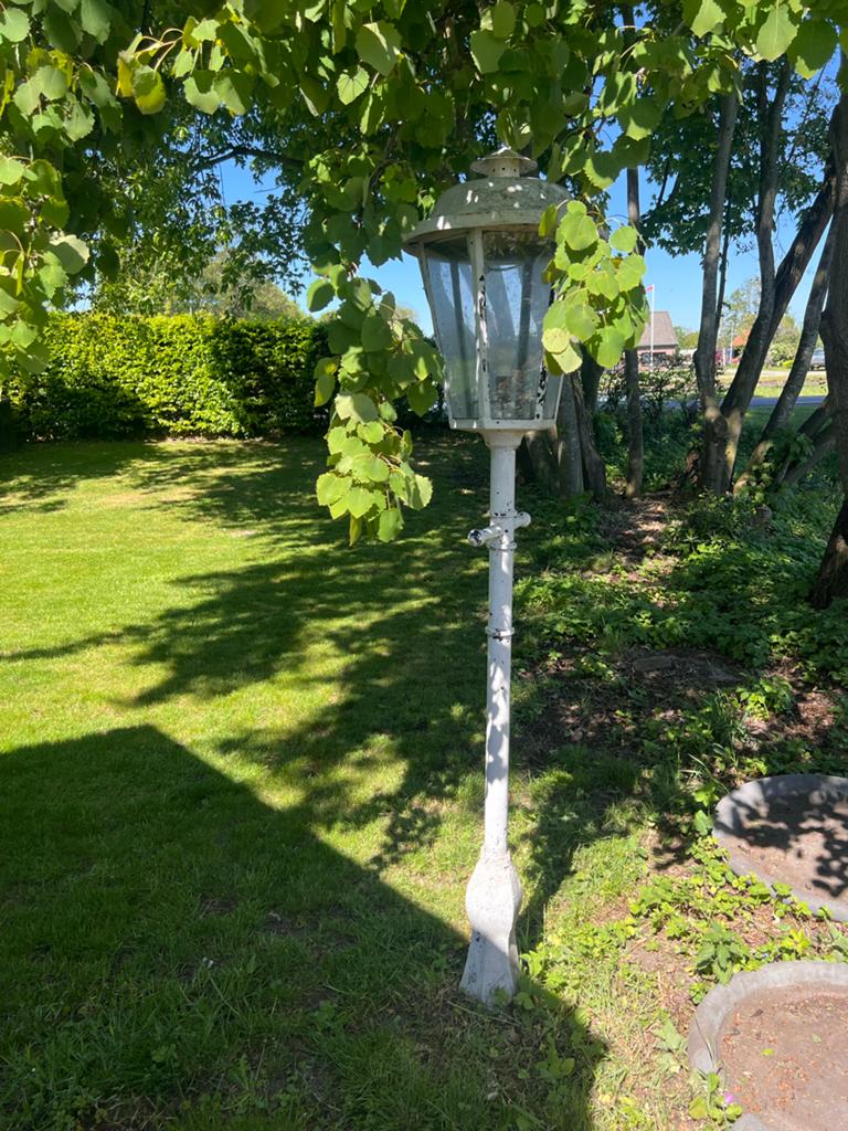 Tuinlantaarns 2x, Tuin en Terras, Ophalen, Gebruikt, Staande lamp, Netvoeding
