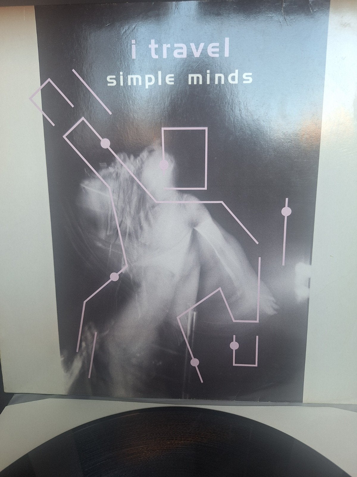 Simple Minds I Travel, maxi single, 1979, Cd's en Dvd's, Vinyl Singles, Originele persing, Ophalen of Verzenden, Zo goed als nieuw