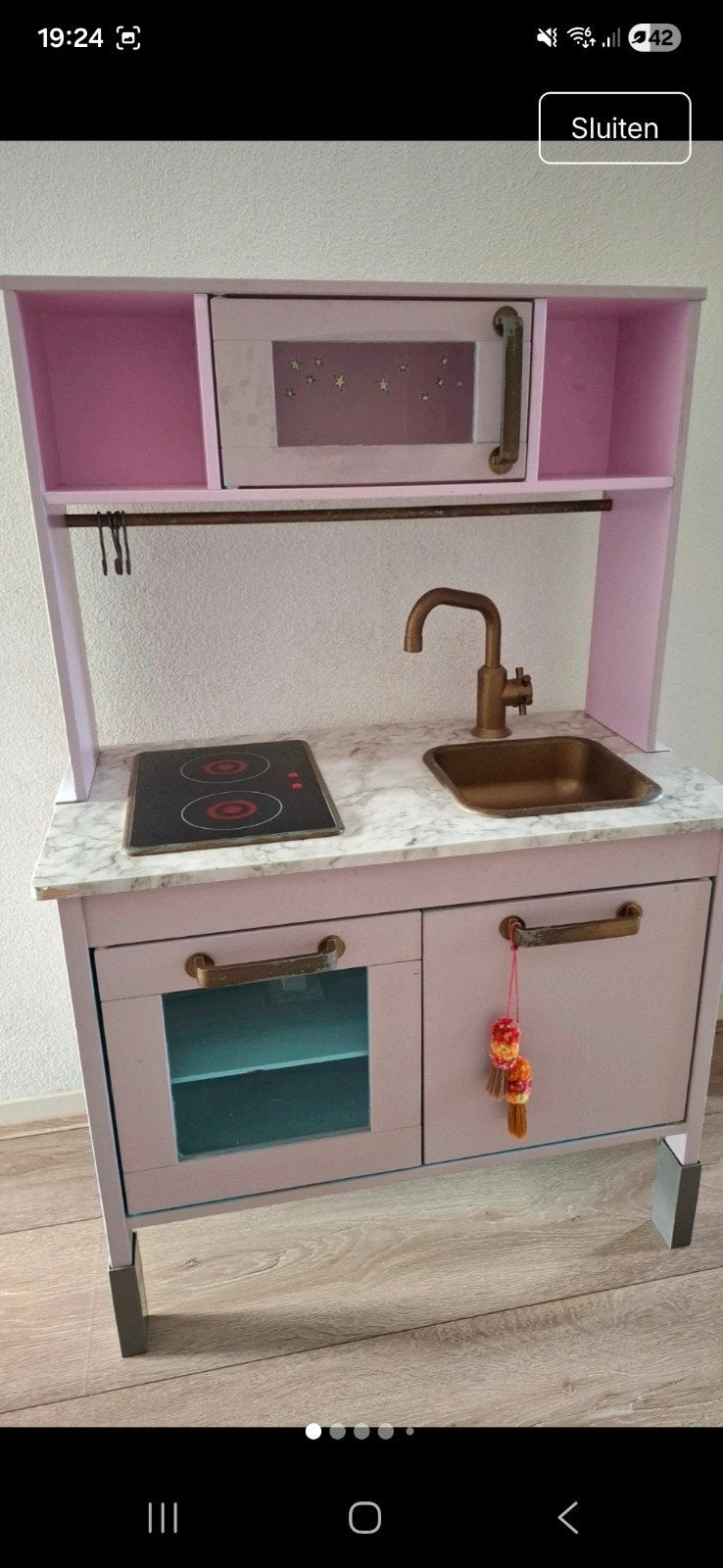 Kinderkeuken, Ophalen, Gebruikt