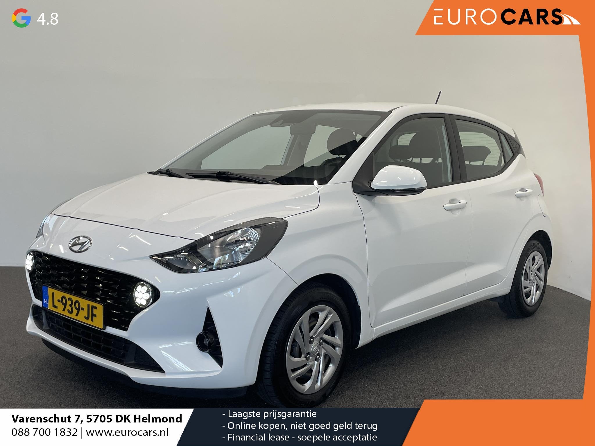 Hyundai i10 1.0 Automaat Comfort Smart 5-zits Airco Apple Ca, Auto's, Start-stop-systeem, Stof, Gebruikt, 899 kg