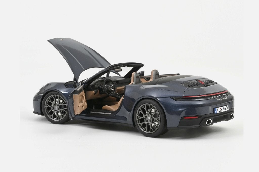 Porsche 911 Carrera Cabrio '25 Blauwv 1/18 NOREV ref. 187180, Hobby en Vrije tijd, Modelauto's | 1:18, Verzenden, Nieuw, Auto