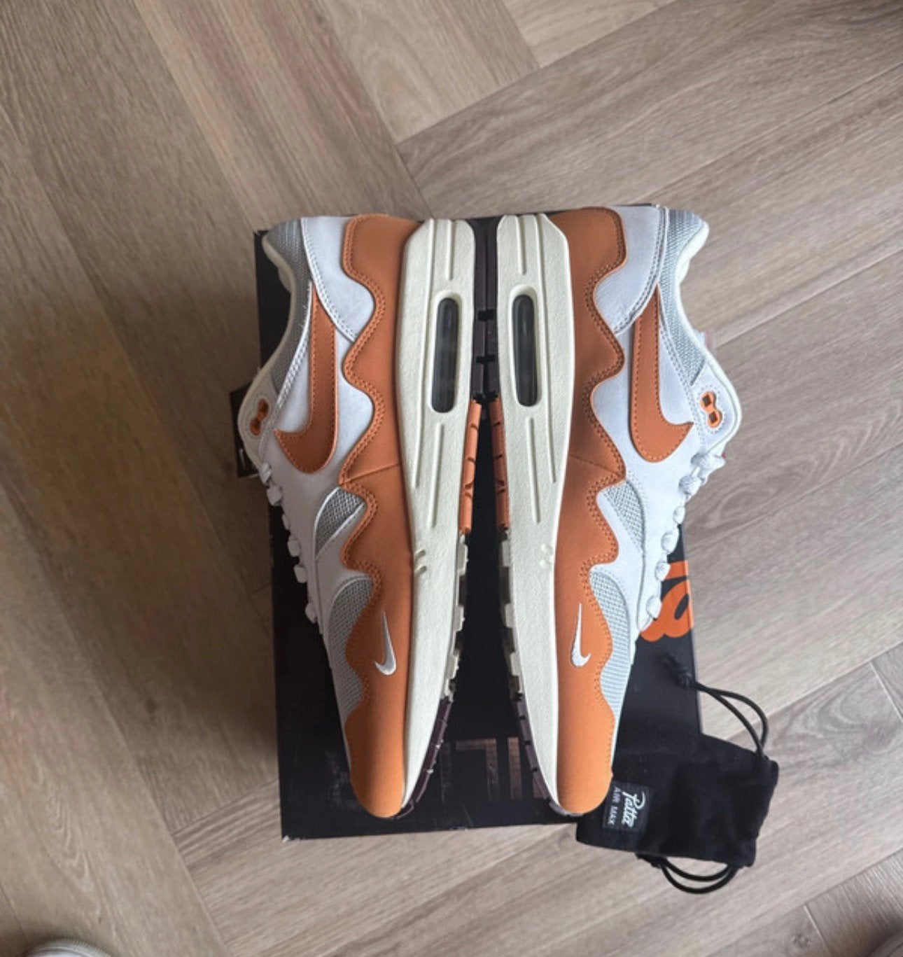 Nike Air Max 1 Patta Monarch 45 Eu, Overige kleuren, Nieuw, Ophalen of Verzenden, Sneakers of Gympen
