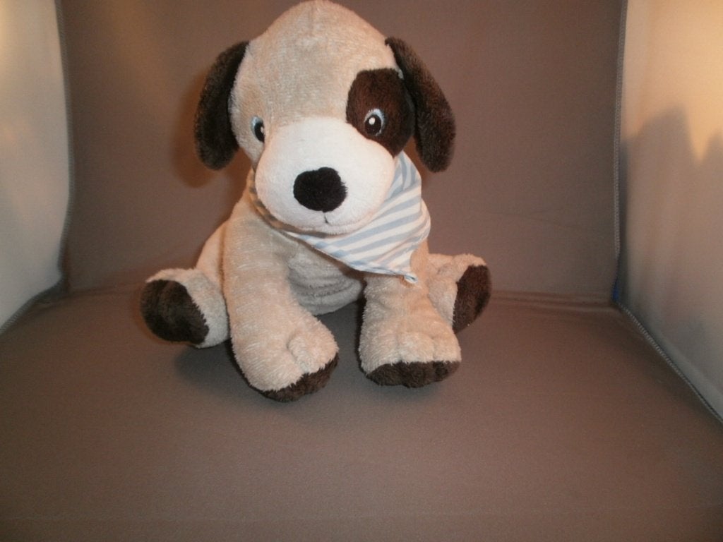 H&M hond lichtbruin donkerbruin witte snuit gestreept sjaal, Overige merken, Nieuw, Wasbaar, Middelgroot (20 tot 80 cm)