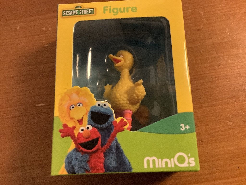 Sesamstraat MiniQ's Big Bird verzamelfiguur. 8 cm nieuw, Verzamelen, Poppetjes en Figuurtjes, Ophalen of Verzenden, Nieuw