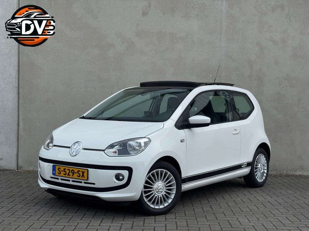 Volkswagen Up! 1.0 high up! PANO DAK STL VERW CR CTRL, Auto's, Euro 5, Up!, 4 stoelen, Bedrijf