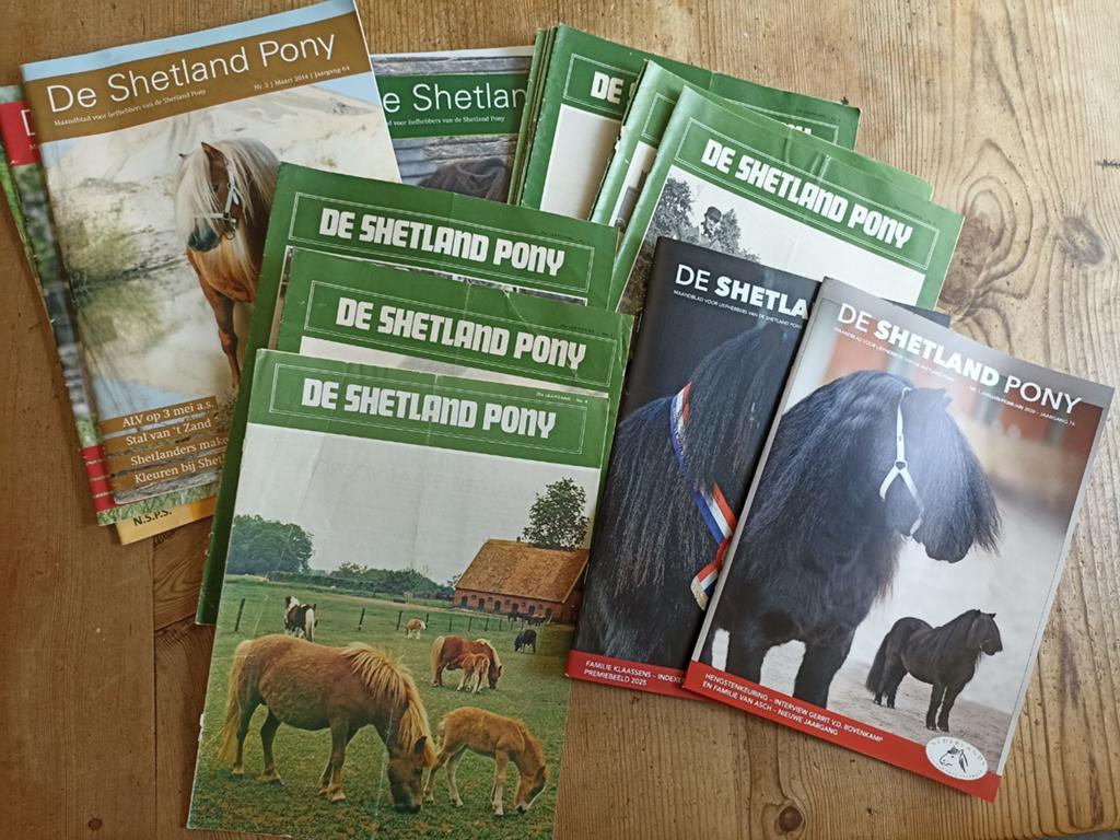 'De Shetland Pony' tijdschrift, vanaf 1973 tot heden., Ophalen of Verzenden, Gelezen, Overige typen