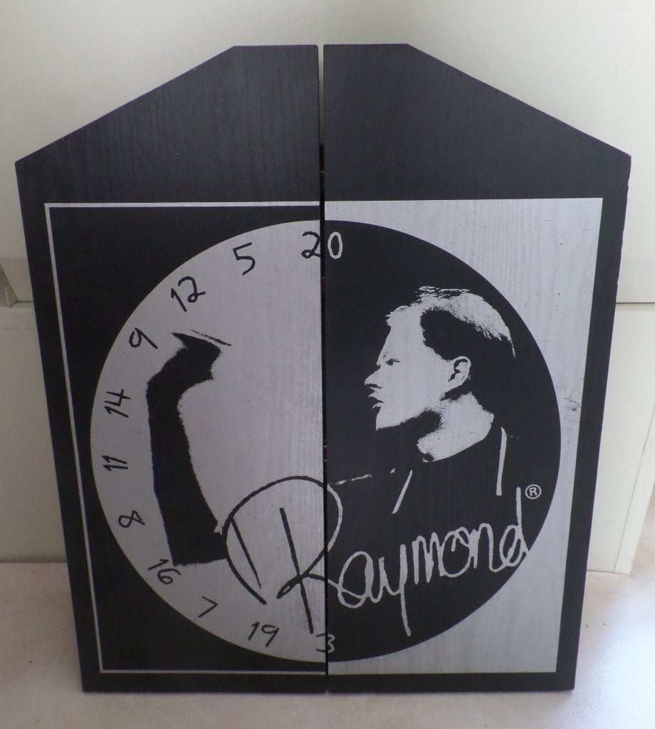 Dartbord Kast Raymond van Barneveld, Sport en Fitness, Darts, Ophalen, Gebruikt, Overige typen