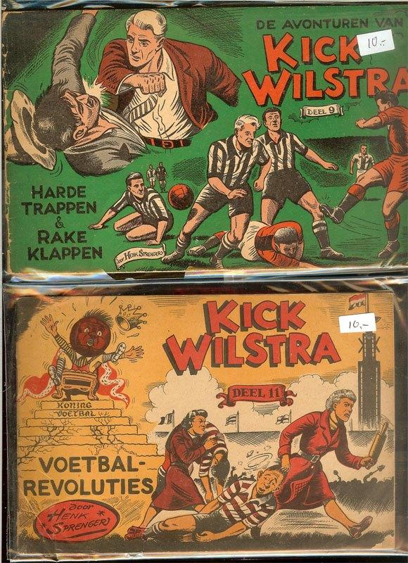 KICK WILSTRA door HENK SPRENGERS. Nog twee delen,, Boeken, Eén stripboek, Ophalen of Verzenden, Gelezen