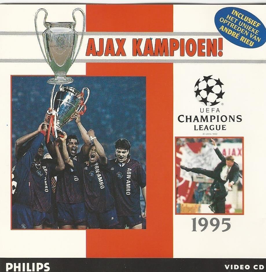 Ajax kampioen - Champions league 1995 =dubbel video cd= 2,99, Cd's en Dvd's, Ophalen of Verzenden, Zo goed als nieuw, Overige genres