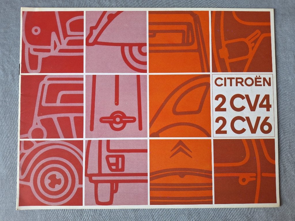 Brochure CITROEN 2CV4 / 2CV6 - 1970 NL, Verzenden, Zo goed als nieuw, Citroën